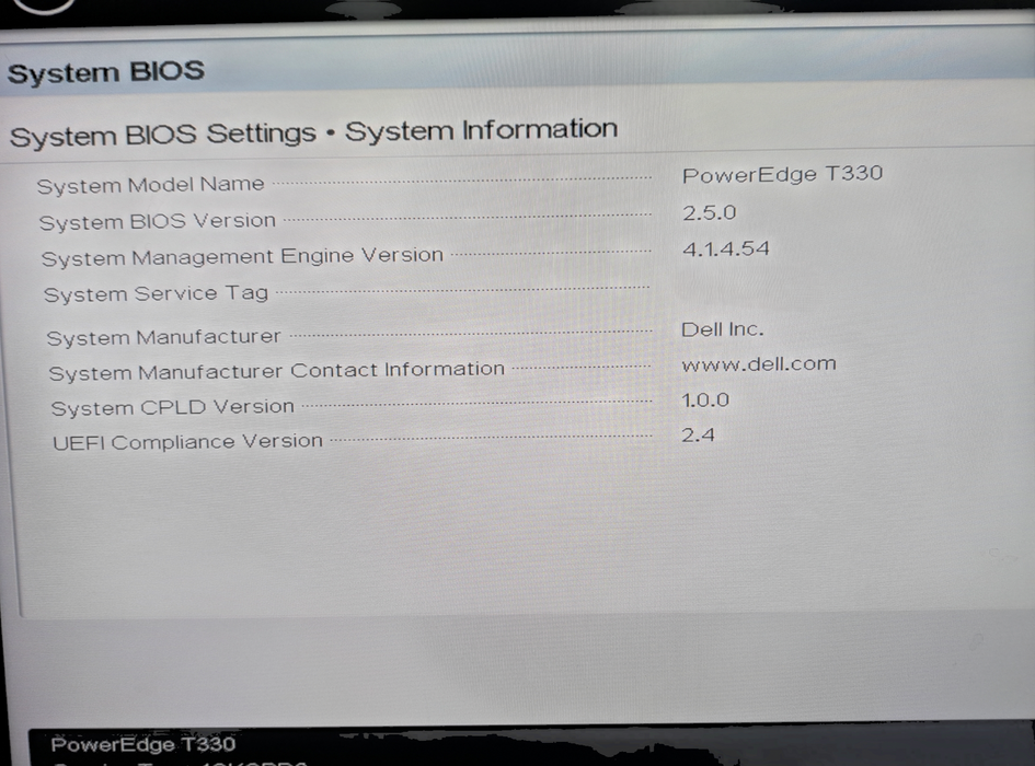 Dell PowerEdge T330 | Xeon E3-1230 v5 @3.40GHz | 16GB DDR4 | H730 | 2x 495W