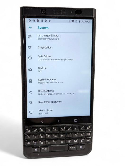 lackBerry KEYone 32GB BBB100-1 UNLOCKED Smartphone with keyboard -