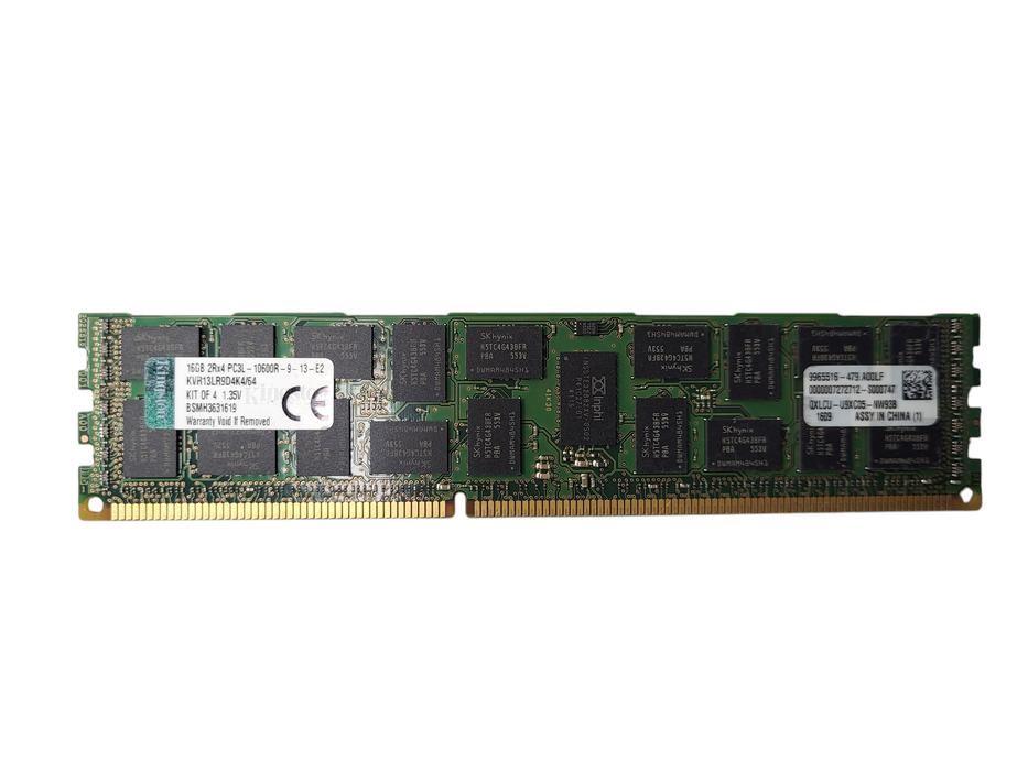 Lot of 110x Various Brands 16GB PC3L-10600R Server RAM