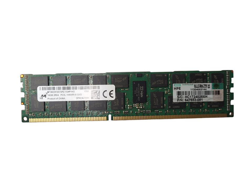 Lot of 110x Various Brands 16GB PC3L-10600R Server RAM