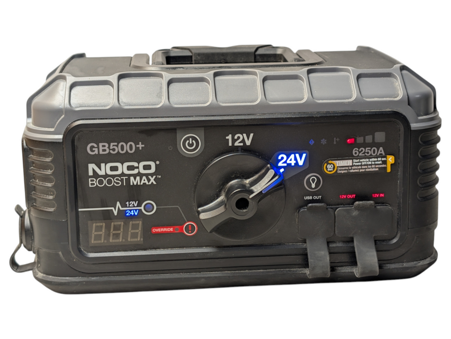 NOCO Genius GB500+ BOOST MAX ULTRASAFE JUMP STARTER 6250A 12V/24V PLESAE READ