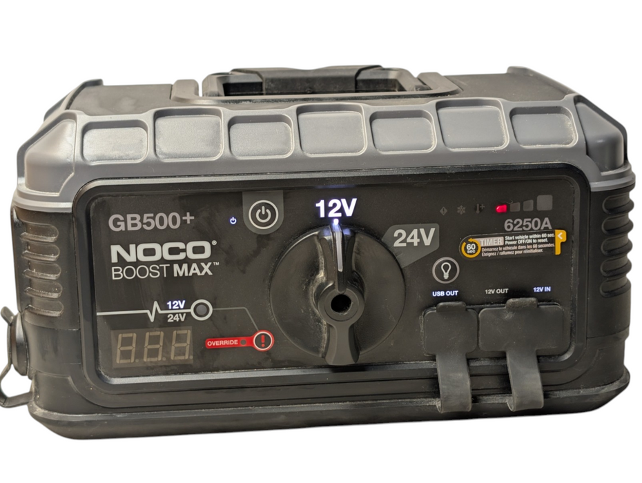 NOCO Genius GB500+ BOOST MAX ULTRASAFE JUMP STARTER 6250A 12V/24V PLESAE READ