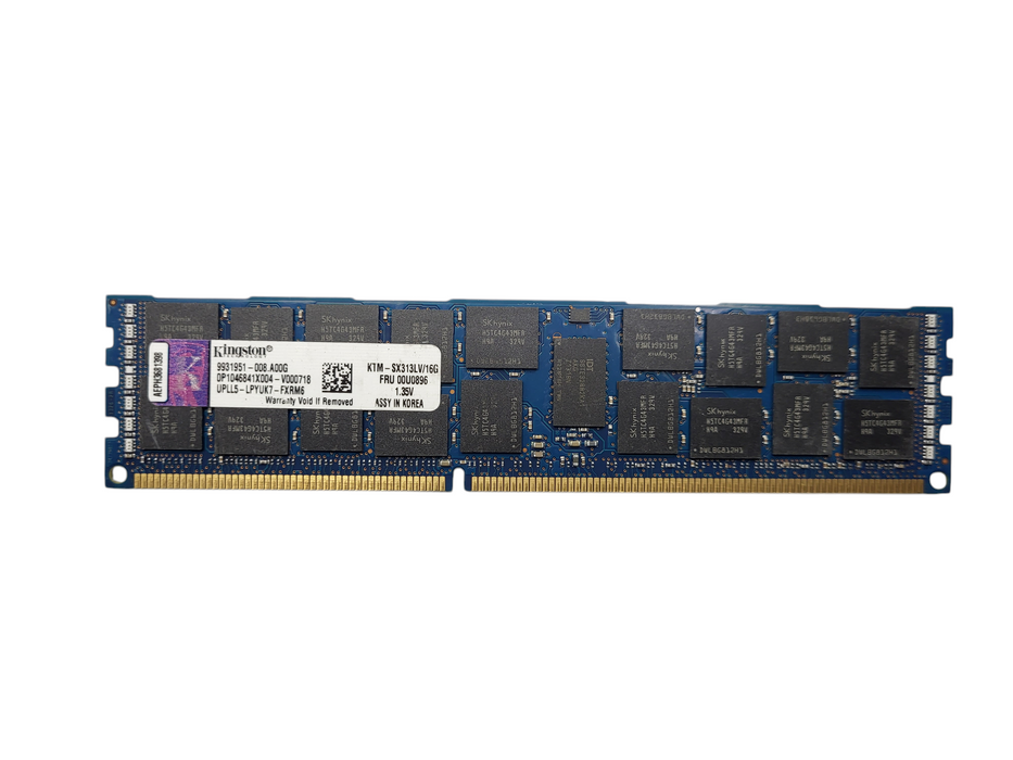 Lot of 65x Various Brand 16GB PC3L-12800R Server RAM