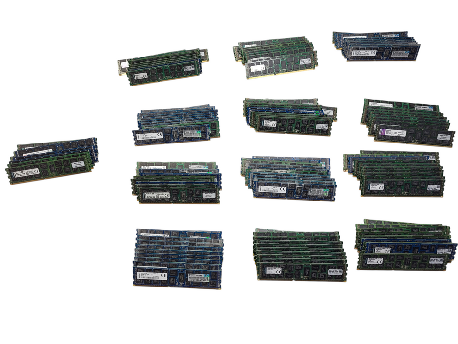 Lot of 128x Various Brand 16GB PC3-12800R Server RAM