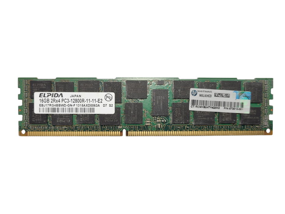 Lot of 128x Various Brand 16GB PC3-12800R Server RAM