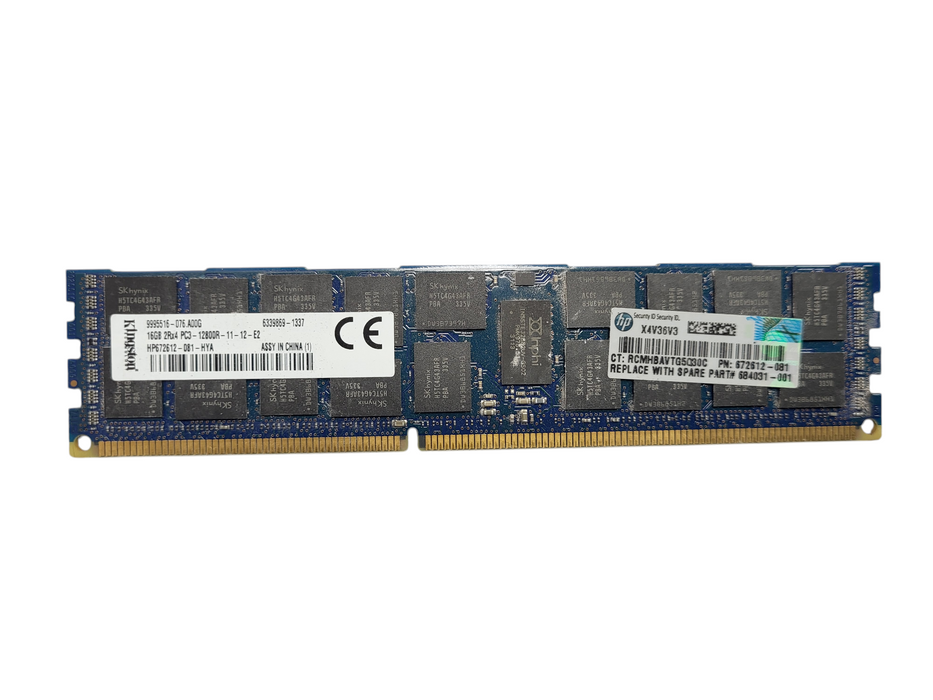 Lot of 128x Various Brand 16GB PC3-12800R Server RAM