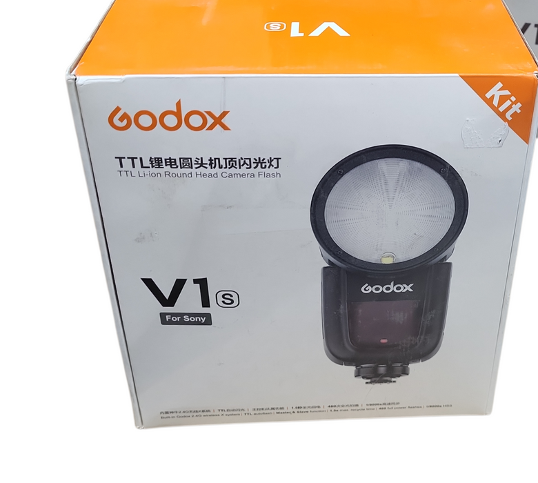 Godox V1-S Round Head Camera Flash For SONY W/ Box