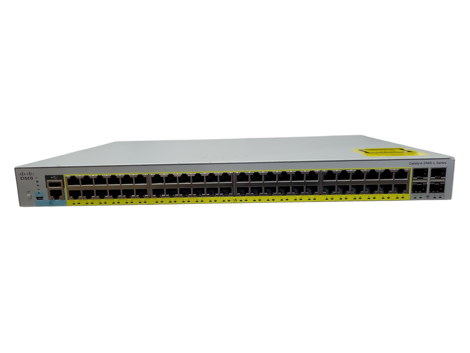 Cisco WS-C2960L-48PS-LL Catalyst 2960 Series 48 Port 1Gb RJ45 PoE Network