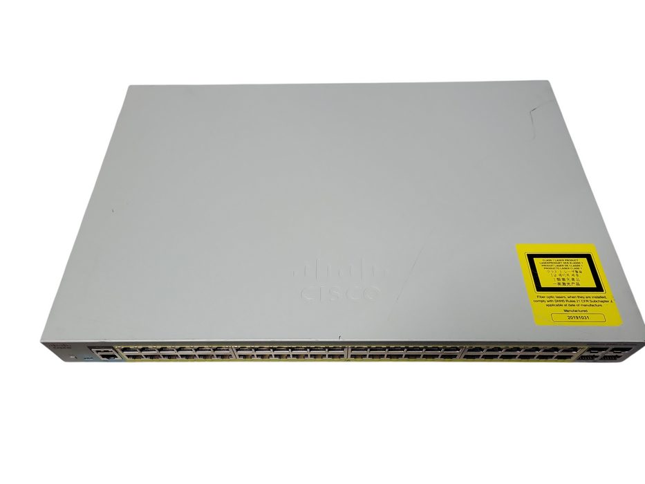 Cisco WS-C2960L-48PS-LL Catalyst 2960 Series 48 Port 1Gb RJ45 PoE Network