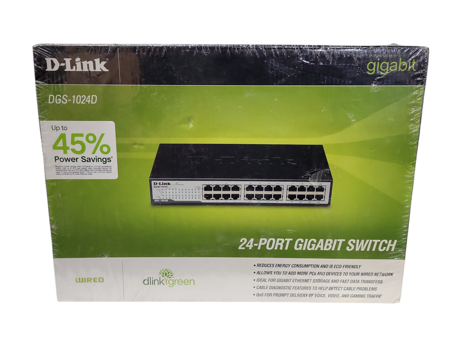 D-Link DGS-1024D 24-Port Gigabit Ethernet Switch NEW
