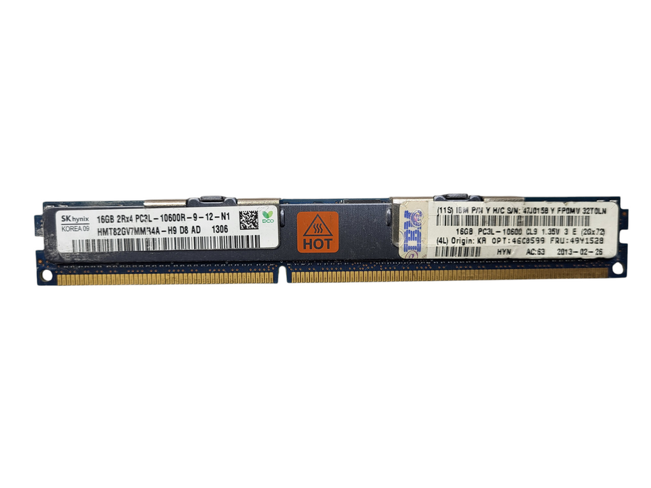Lot of 31x Samsung/SK Hynix 16GB PC3L-10600R Heatsink Server RAM
