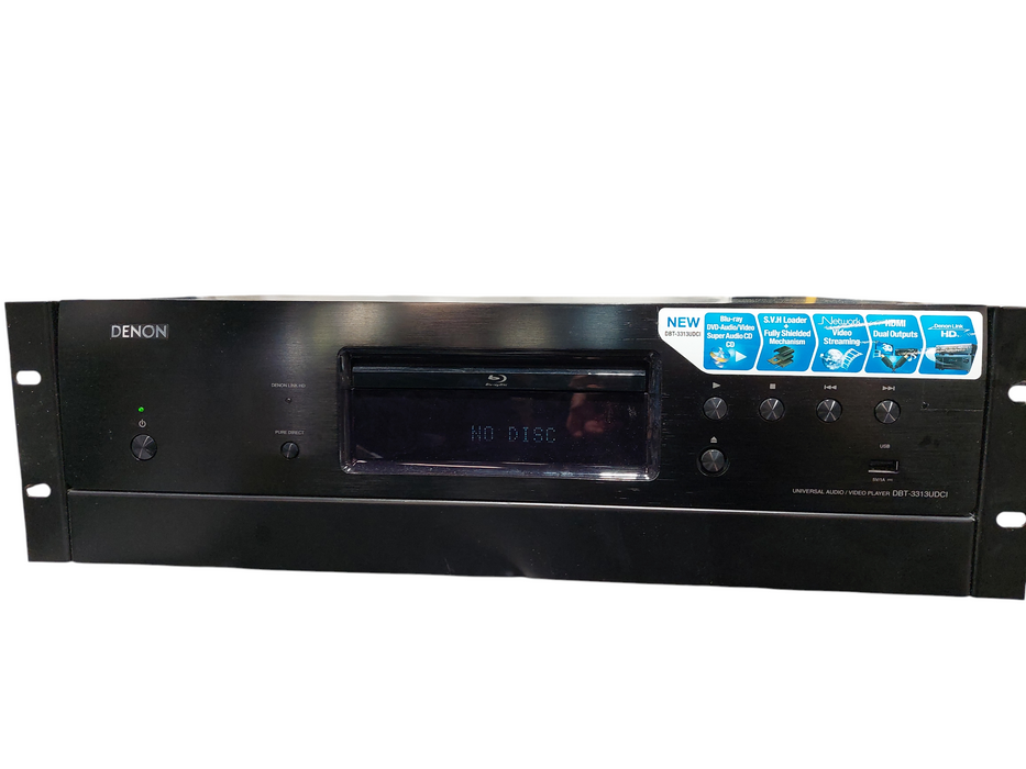 Denon Universal Audio/Video Player Model: DBT-3313UDCI Rack Mountable