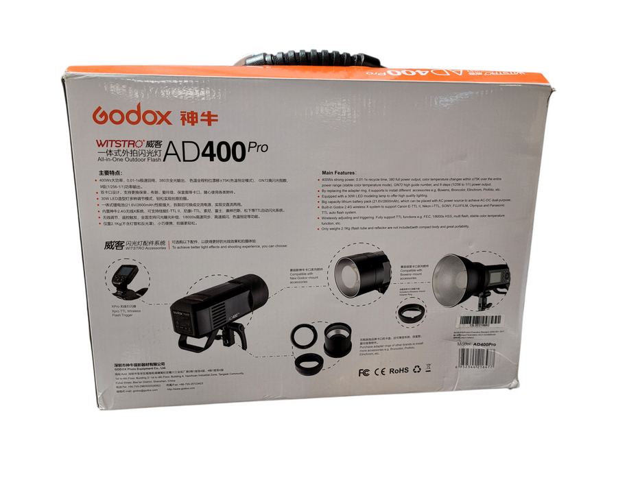 Godox AD400Pro Monolight Flash Unit SET| READ