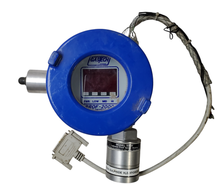 GasTech Prof-2000 Toxic Gas Detector w/ Explosion Proof Housing *READ*