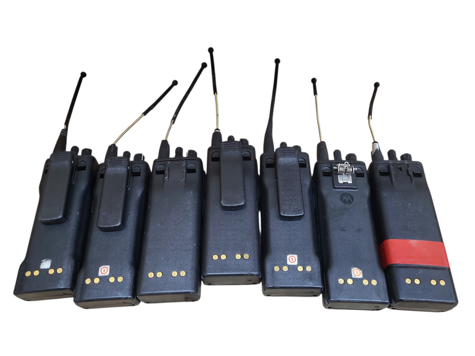 Lot of 7x Motorola MTX838  Portable Two-Way Radio Handheld Transceiver|READ