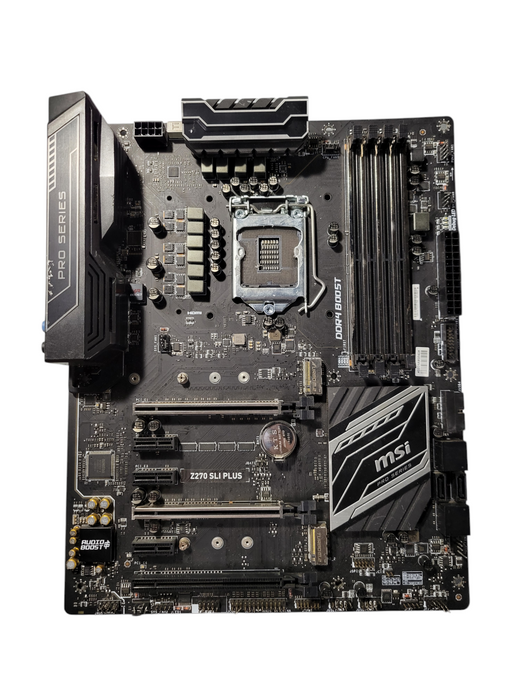 MSI Z270 SLI Plus ATX Motherboard LGA 1151 Intel HDMI DDR4 ATX (READ)