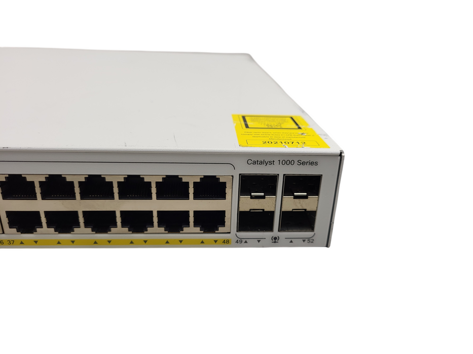 Cisco C1000-48P-4G-L POE+ Switch 48 x 1GE & 4 x SFP Uplink Ports