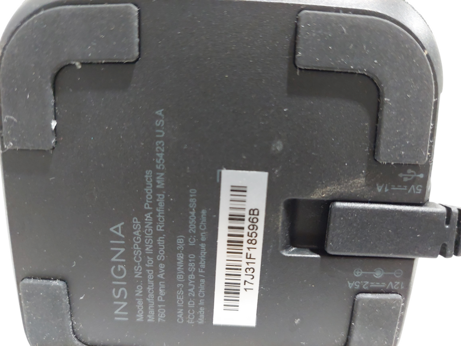 Insignia Speaker Model: NS-CSPGASP