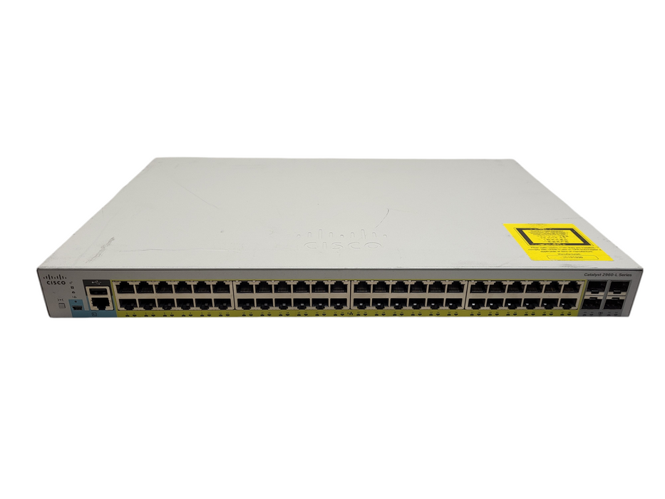 Cisco Catalyst WS-C2960-L-48PS-LL 48-Port PoE+ Managed Network Switch