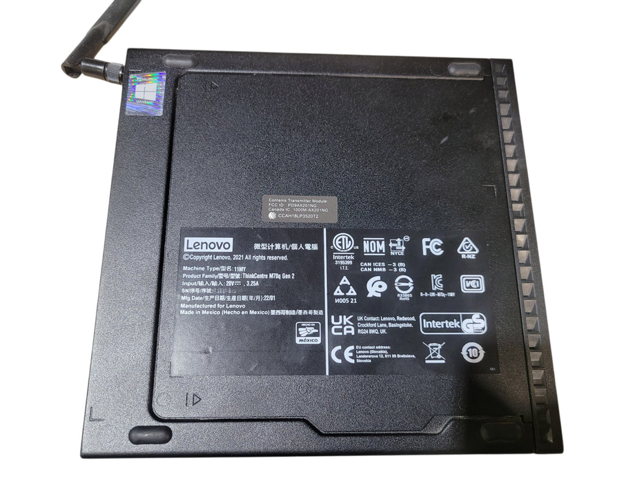 Lenovo ThinkCentre M70q Gen2 | i5-11400T @ 1.30GHZ 8GB DDR4 256GB NVMe