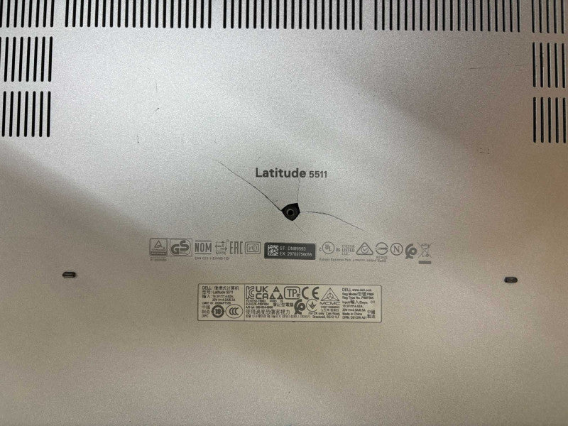 Dell Latitude 5511 i5-10300H 16GB RAM 256SSD Missing \\"Fn\\" Key READ!  Lap200