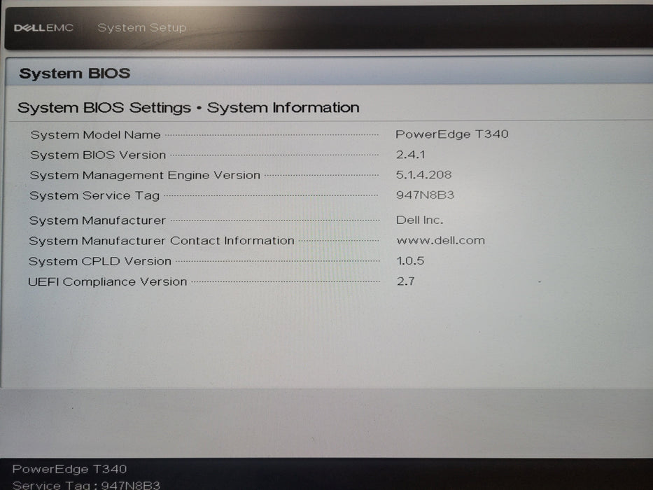 Dell PowerEdge T340 - 1x Xeon E-2234 @ 3.60GHz, 32GB DDR4, H730P - No HDD