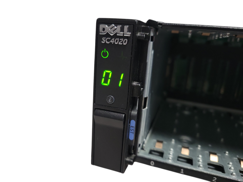 Dell Compellent SC4020 Drive Array 2x 10G-ISCSI-2 Controller 2x PSU