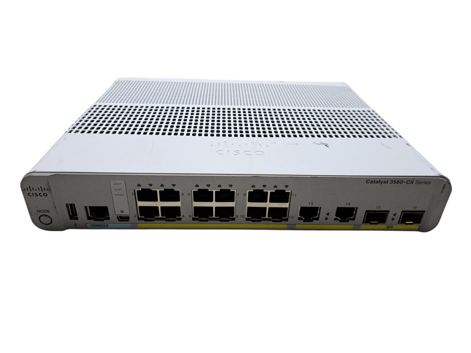 Cisco WS-C3560CX-12TC-S V04| 12-Port Gigabit Ethernet Silent Managed Switch