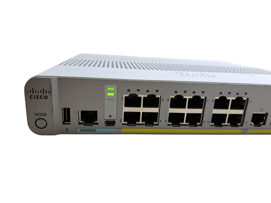 Cisco WS-C3560CX-12TC-S V04| 12-Port Gigabit Ethernet Silent Managed Switch