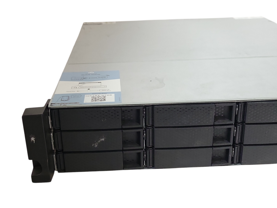QNAP TS-1253U-RP 12 Bay Network Attached Storage w/ 12x HDD Trays, No PSU, READ