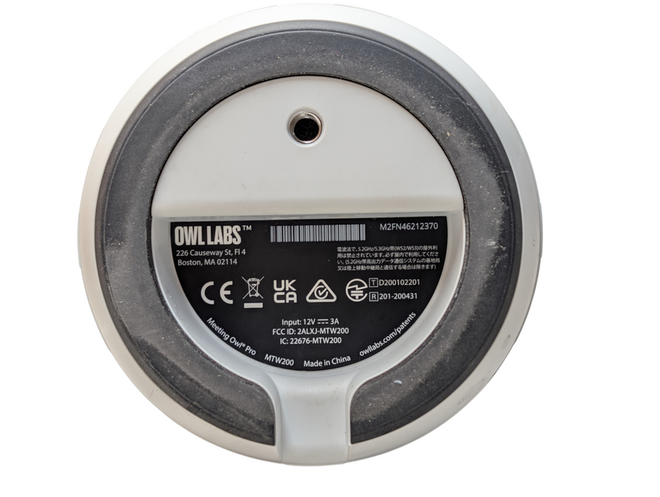 Owl Labs Meeting Owl PRO MTW200 360 Smart Conference Camera PLEASE READ