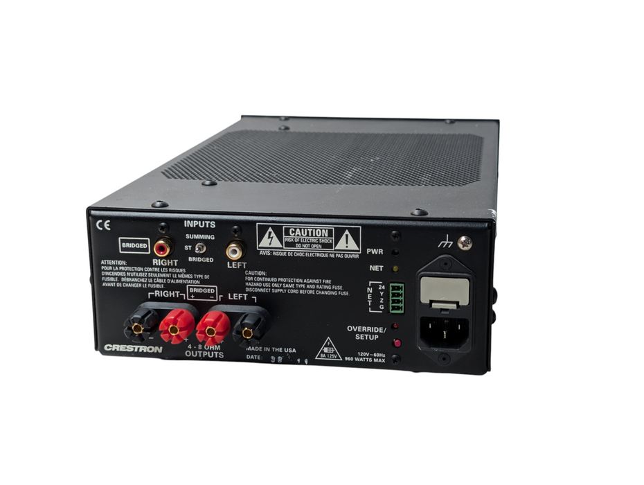 CRESTRON CNAMPX-2X60 2 Channel 60w Audio Amplifier PLEASE READ