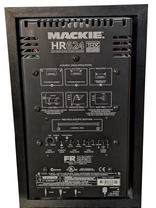 MACKIE HR624 Active High Resolution Studio Monitor