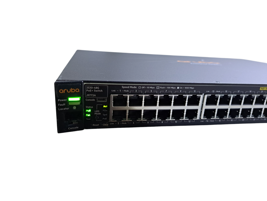 Aruba 2530-48G PoE+ J9772A | 48-Port Gigabit PoE+ Managed Switch 4x SFP