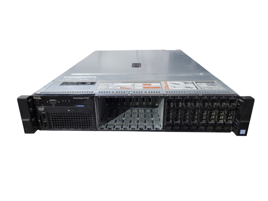Dell PowerEdge R730 - 2x Xeon E5-2620 v3 32GB DDR4 PERC H730 Mini 2x750W PSU