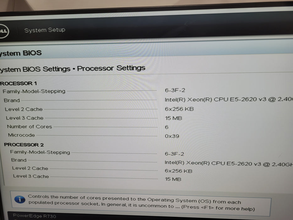 Dell PowerEdge R730 - 2x Xeon E5-2620 v3 32GB DDR4 PERC H730 Mini 2x750W PSU