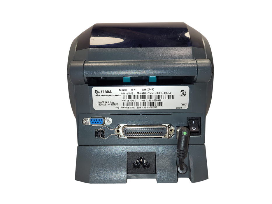 Zebra ZP450 Thermal Label Printer USB Shipping Barcode Label Printer