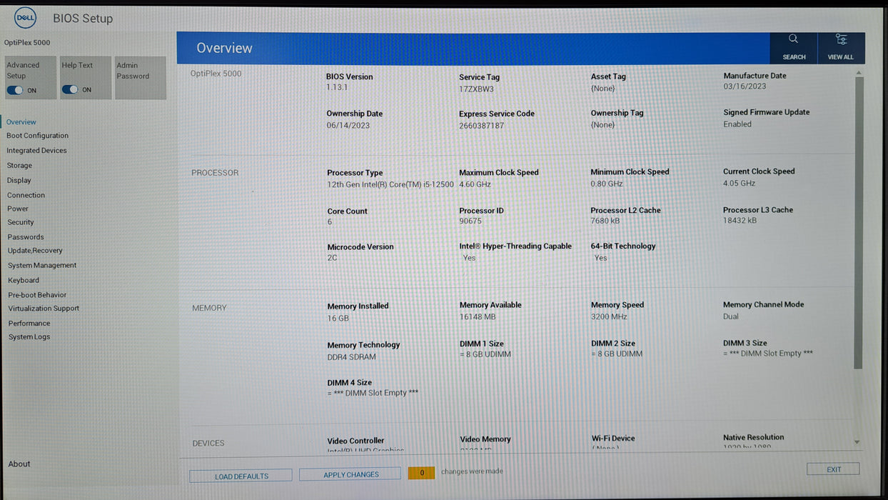 Dell OptiPlex 5000 SFF | Intel Core i5-12500, 16GB DDR4, 256GB NVMe