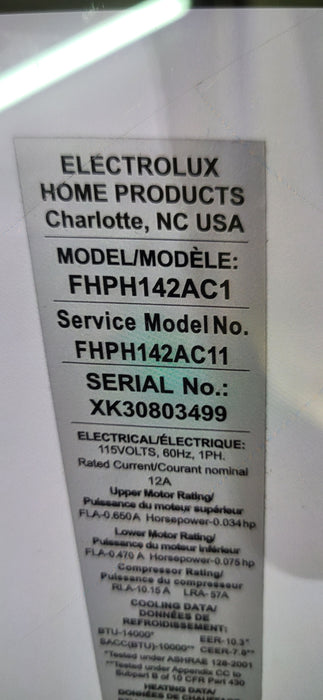 Frigidaire FHPH142AC1 14,000 BTU Portable AC Heater Dehumidifier | No Hose