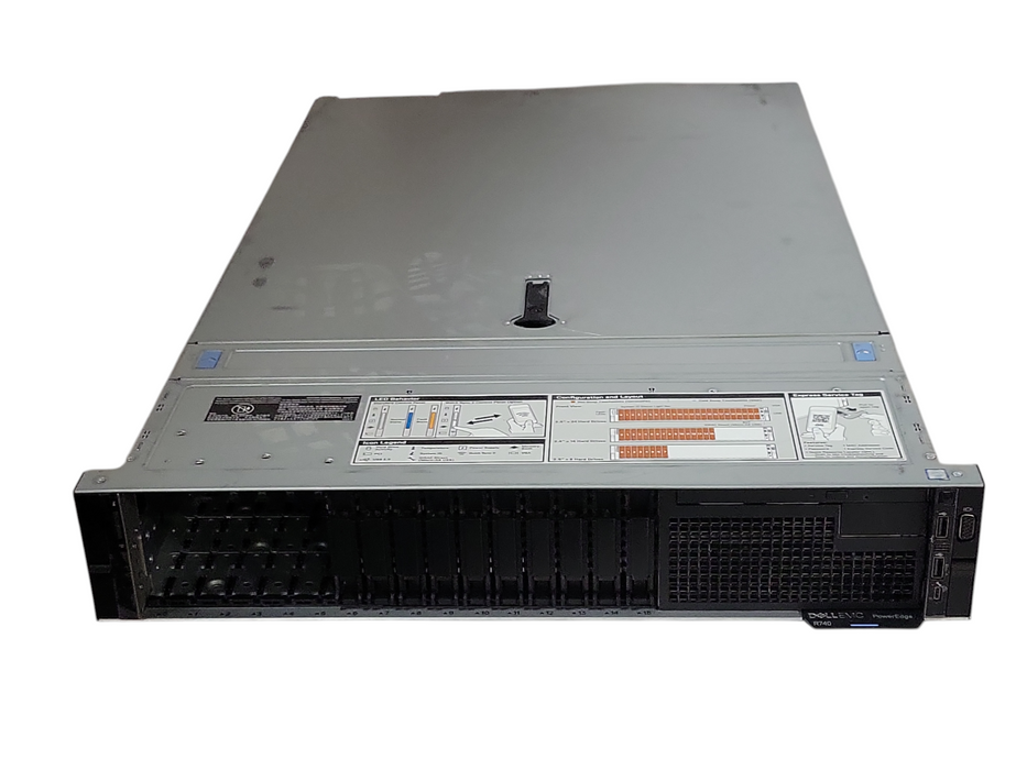Dell PE R740 2U, 16x2.5", 2x Xeon Silver 4116 2.10GHz, 64GB DDR4, H330, 2x 1100W