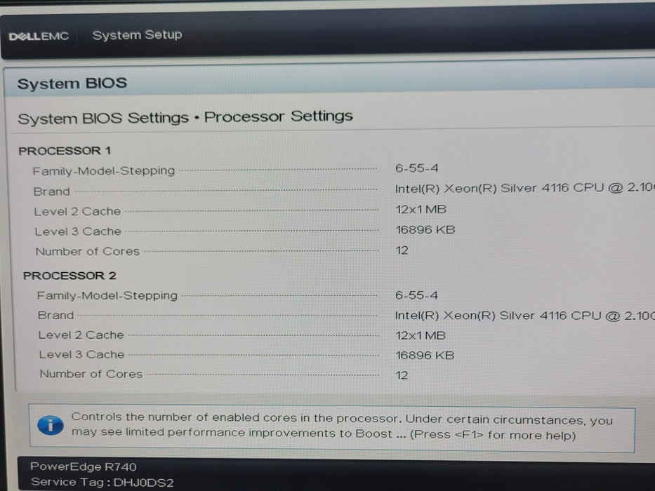 Dell PE R740 2U, 16x2.5", 2x Xeon Silver 4116 2.10GHz, 64GB DDR4, H330, 2x 1100W