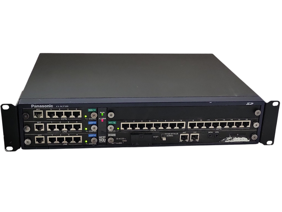 Panasonic KX-NCP500C Pure IP-PBX w/ 1x DLC16, 1x DHLC4, 2x LCOT4, READ