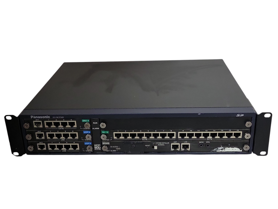 Panasonic KX-NCP500C Pure IP-PBX w/ 1x DLC16, 1x DHLC4, 2x LCOT4, READ