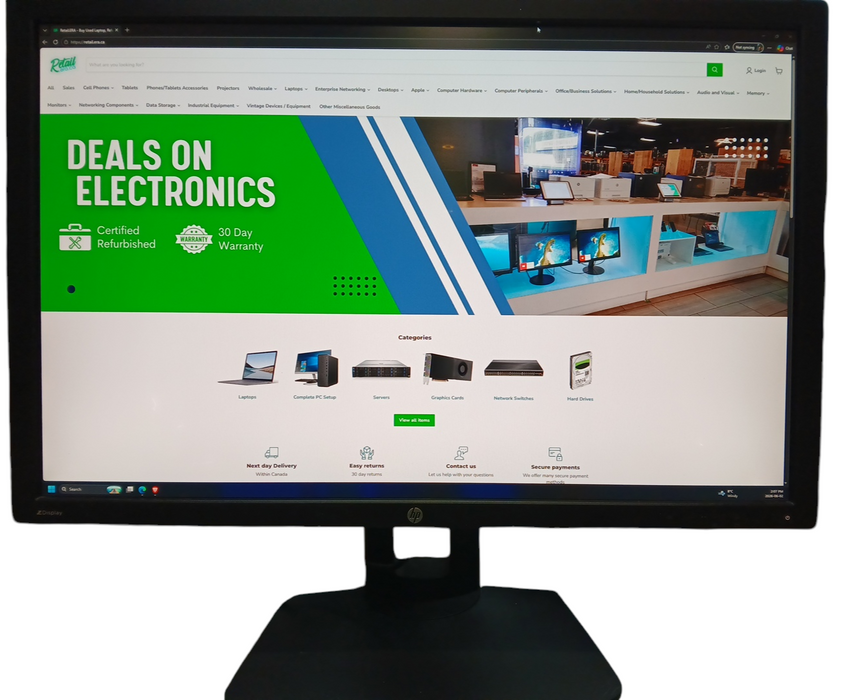 HP Z30i 30" IPS Monitor 2560x1600 60Hz w/ Stand READ