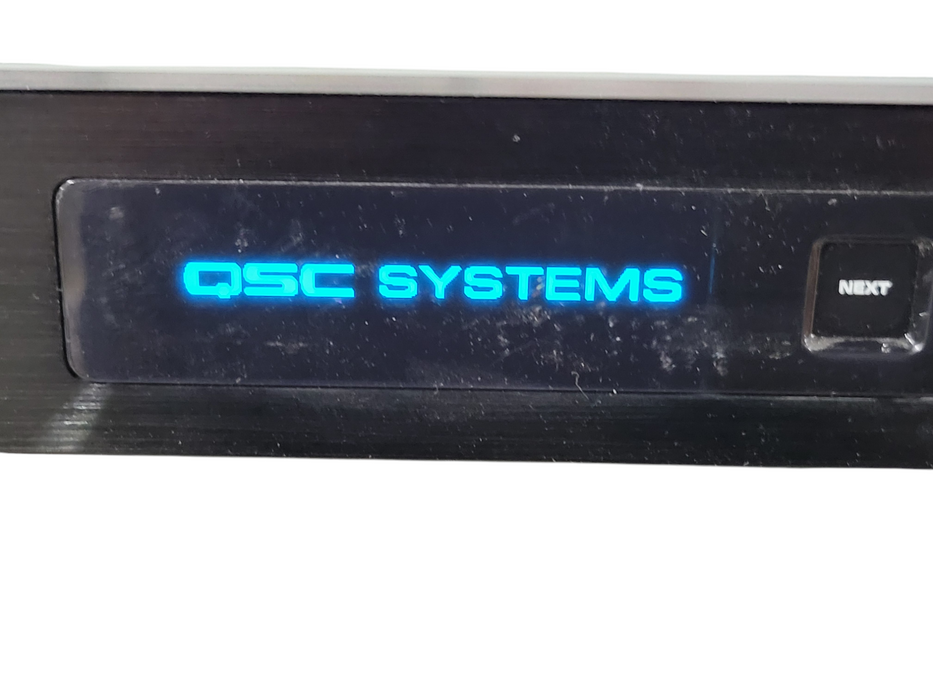 QSC Q-SYS Core 110F USB/Flex Channels Rack Mountable Digital Audio Processor