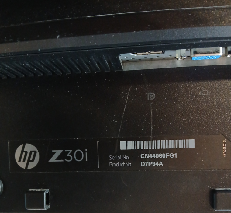 HP Z30i 30" IPS Monitor 2560x1600 60Hz w/ Stand