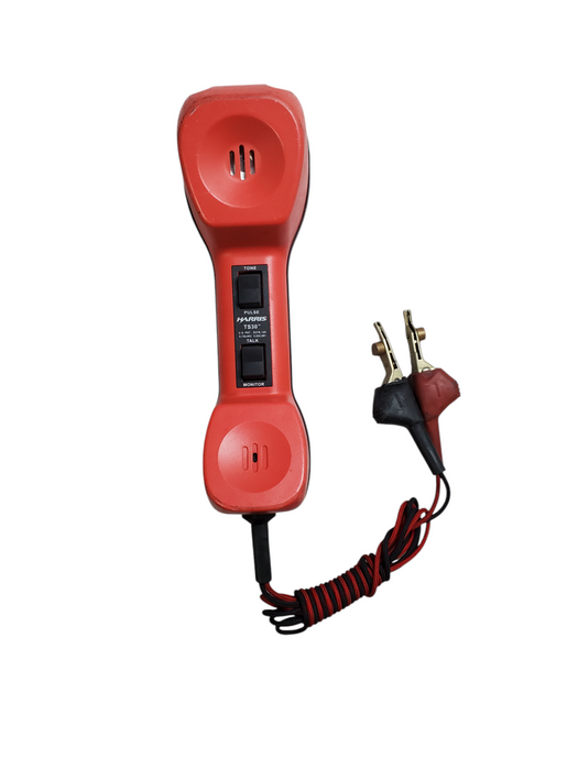 Harris TS30 Lineman's Handset Telephone Line Analyzer *READ*