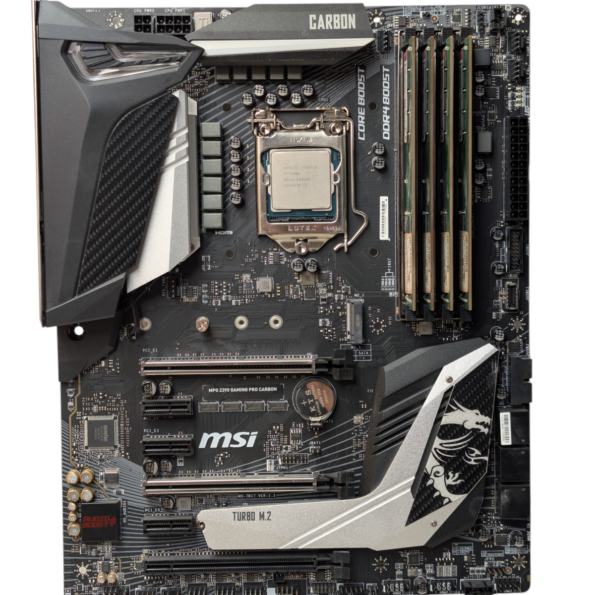 Msi Mpg Z390 Gaming Pro Carbon Ac MSI Z390 Gaming PRO Carbon Intel