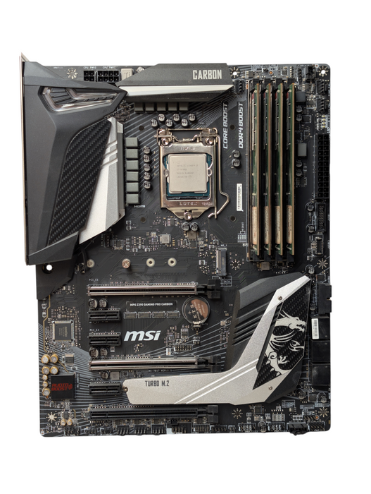 MSI Z390 Gaming PRO Carbon Intel Core i7-9700K 32GB RAM Motherboard Combo