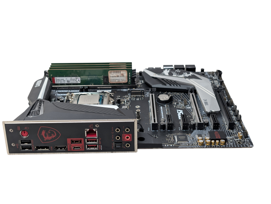 MSI Z390 Gaming PRO Carbon Intel Core i7-9700K 32GB RAM Motherboard Combo
